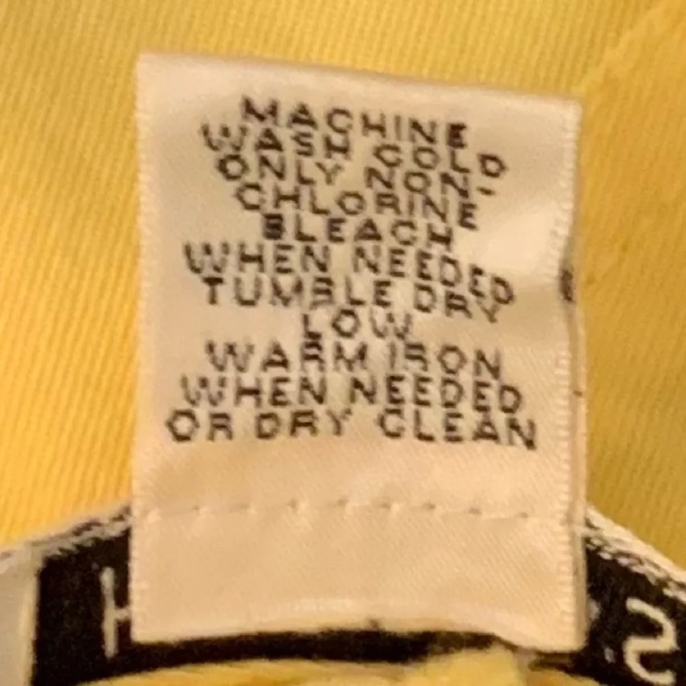 Harold’s yellow denim jean halter top. - Picture 6 of 6